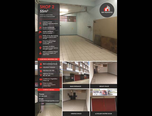 Industrial property to rent in HERIOTDALE